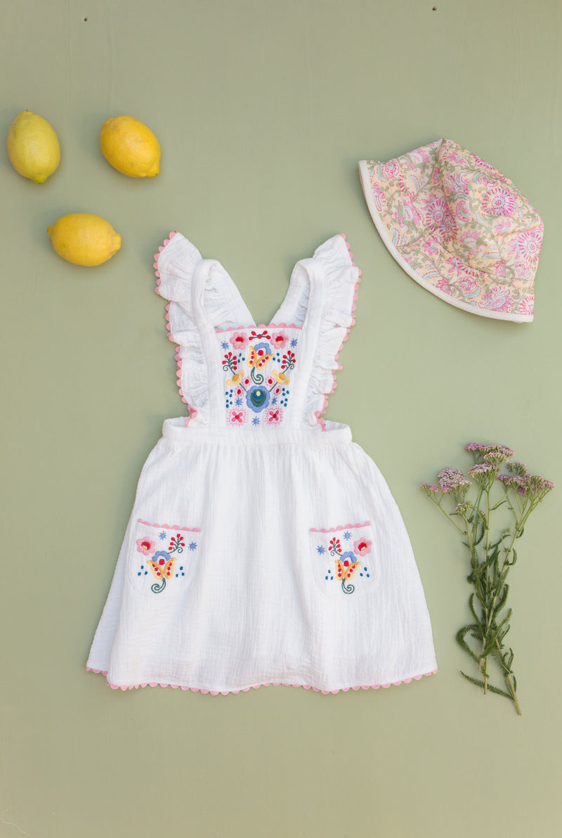 HUGUETTE DRESS - WHITE