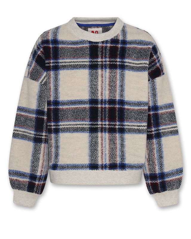 violeta sweater check - blue