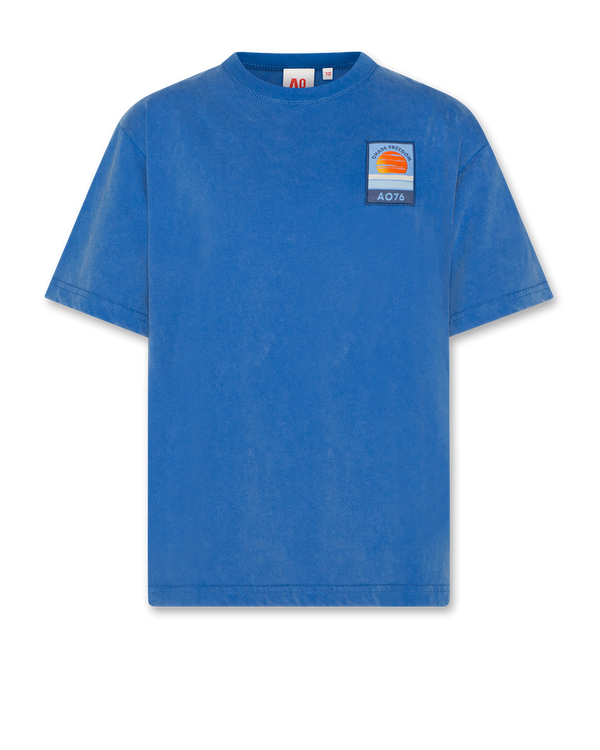 silas t-shirt sunset SW 000707 - bright blue