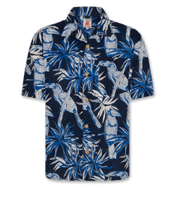 hawaiian kalahari shirt 000725 - mid blue