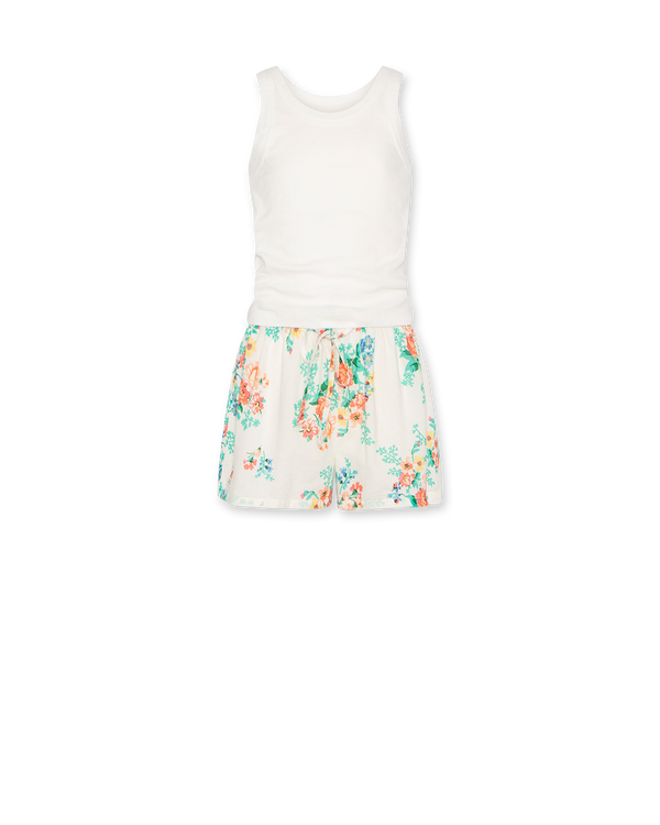 la pajamas shorts+top G 009120 - tia flower