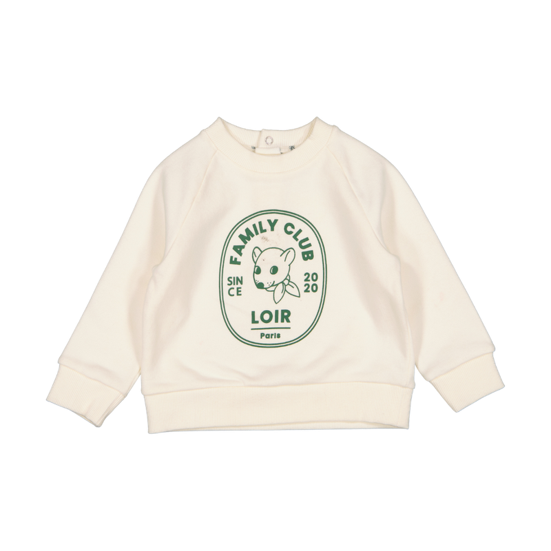 FAMILY CLUB Sweatshirt - Cream