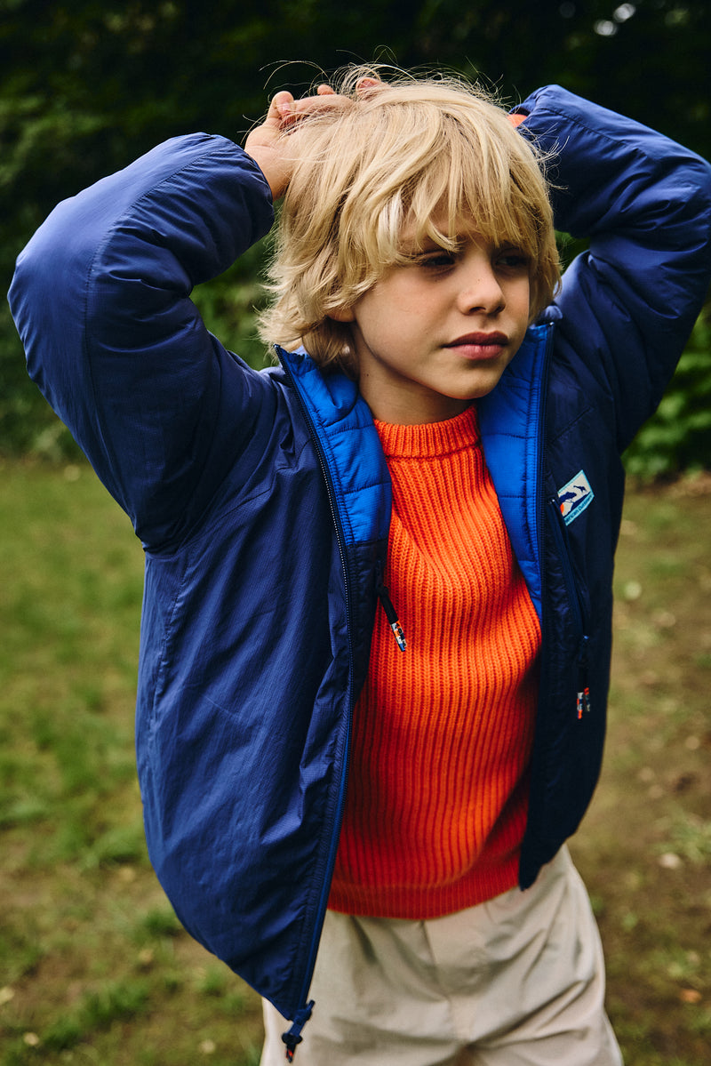 lupan REVERSIBLE windbreaker 000707 - bright blue