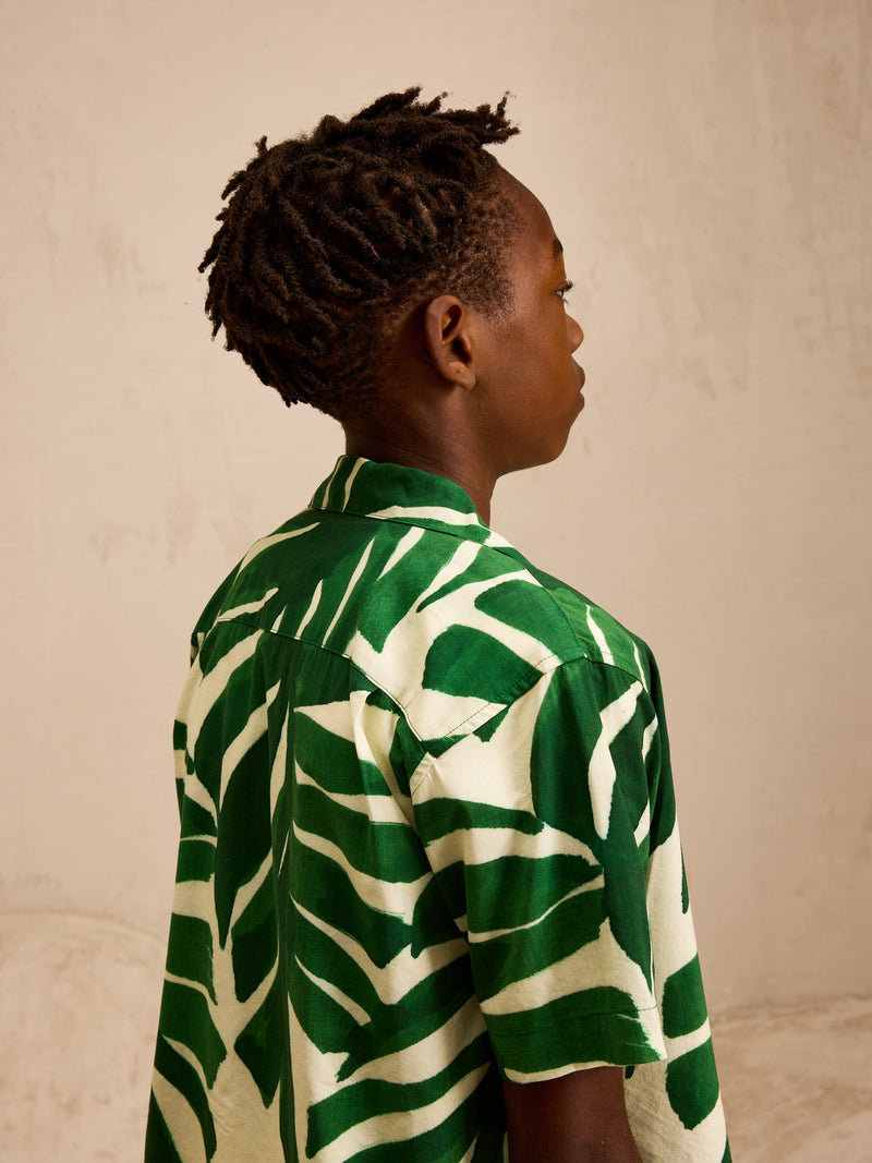 ARNO51 Leaf Print SHIRT - COMBO A. (leaf)