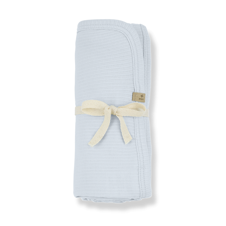 DIANA knit blanket - misty-blue