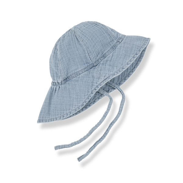 DANIELE woven hat - denim