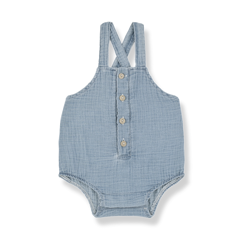 LUCCA woven romper - denim