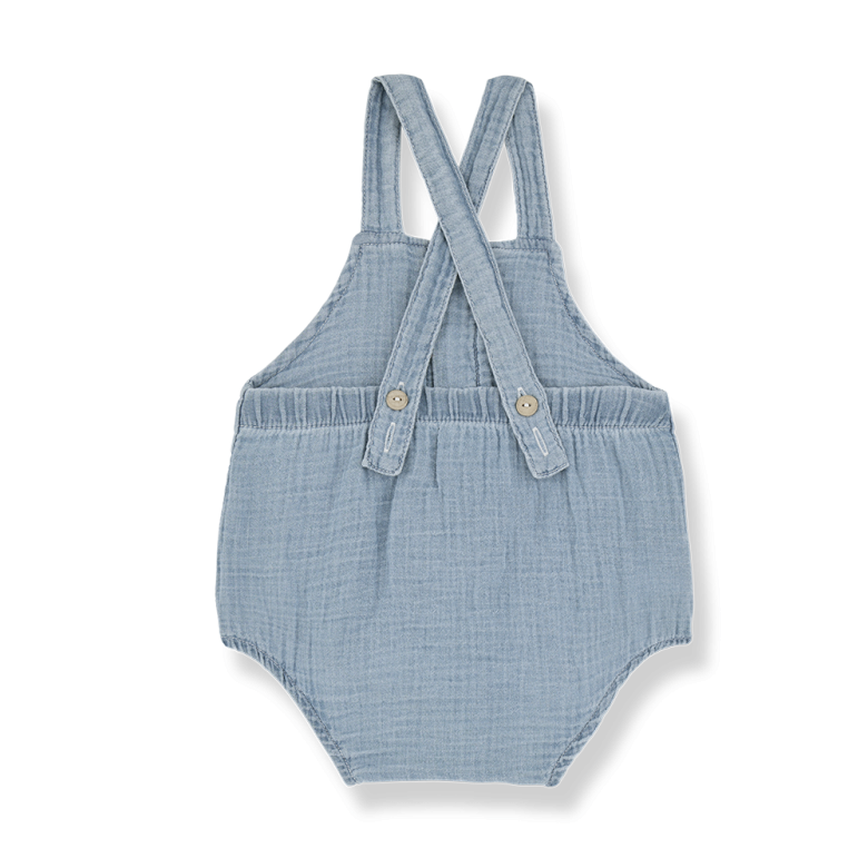 LUCCA woven romper - denim