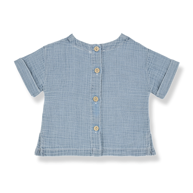 BENEDETTO woven shirt - denim