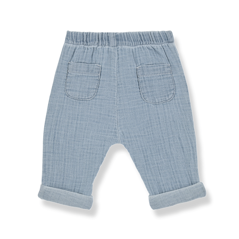 FRANCESCO woven pants - denim