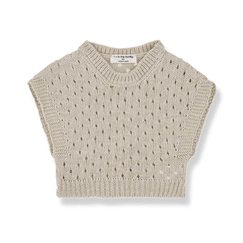 SIENA knit vest - beige