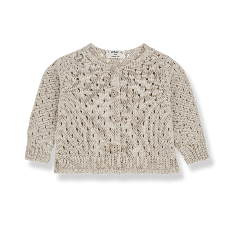 TELMA knit jacket - beige