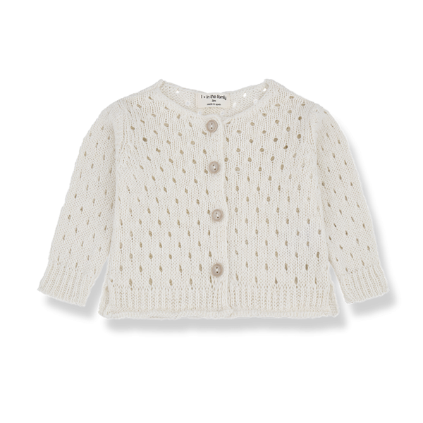 TELMA knit jacket - off-white