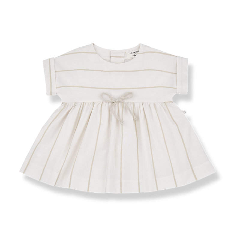 AGNES woven dress - off-white