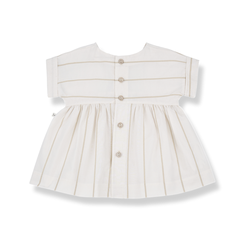 AGNES woven dress - off-white