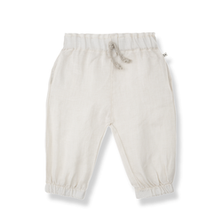 UXIA woven linen pants - off-white