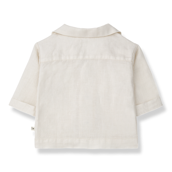 ENEKO woven linen jacket - off-white