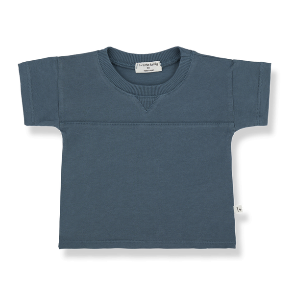 XIMO knit s.sleeve t-shirt - petroleum