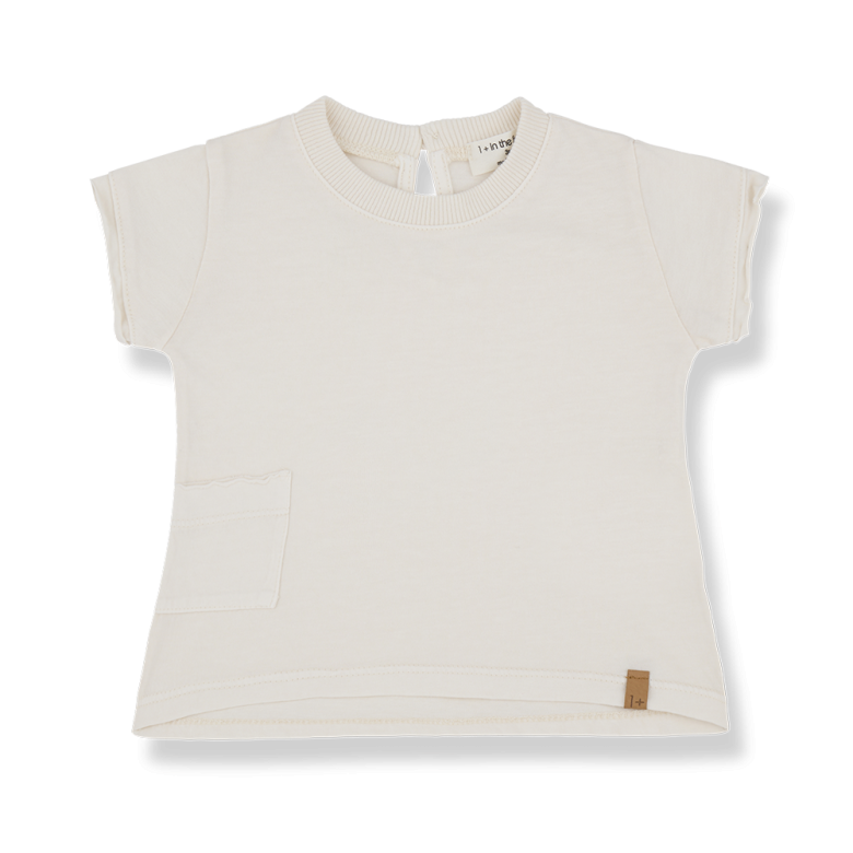 ARES knit s.sleeve t-shirt - off-white