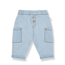 LEONARDO woven pants - denim