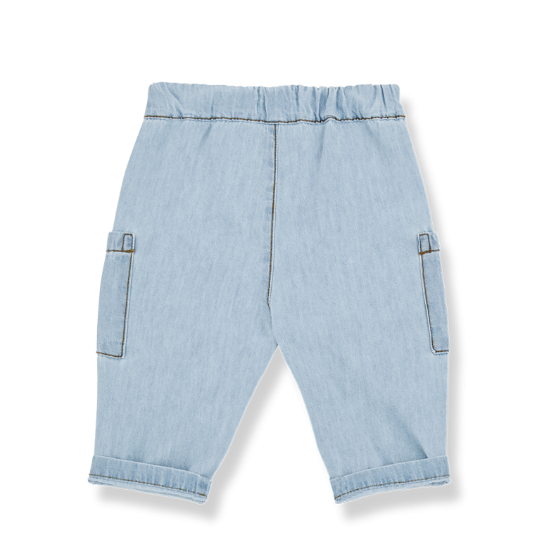 LEONARDO woven pants - denim