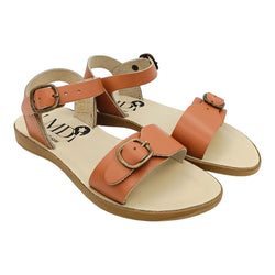 FORNELLS Leather Sandal - Cognac