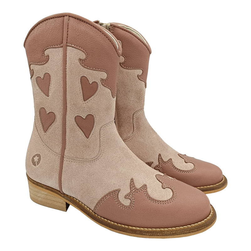 Oregon Leather Cowboy Boot - Pink