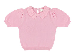 WESLEY VINTAGE CROPPED FITTED PULLOVER - ROSE