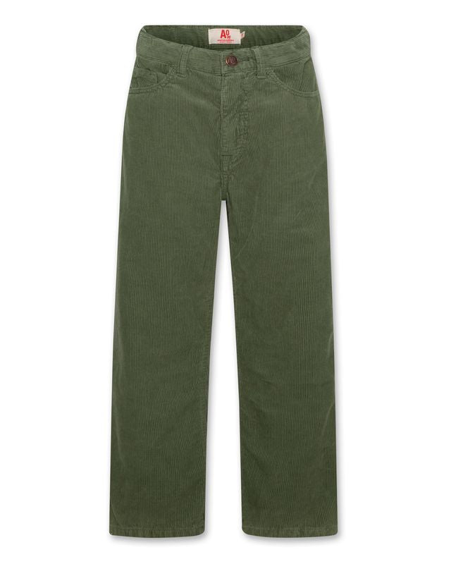 finn cord pants -  olive night/earth green