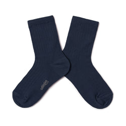 Paul - Lightweight Ribbed Socks - 044 - Nuit Etoile