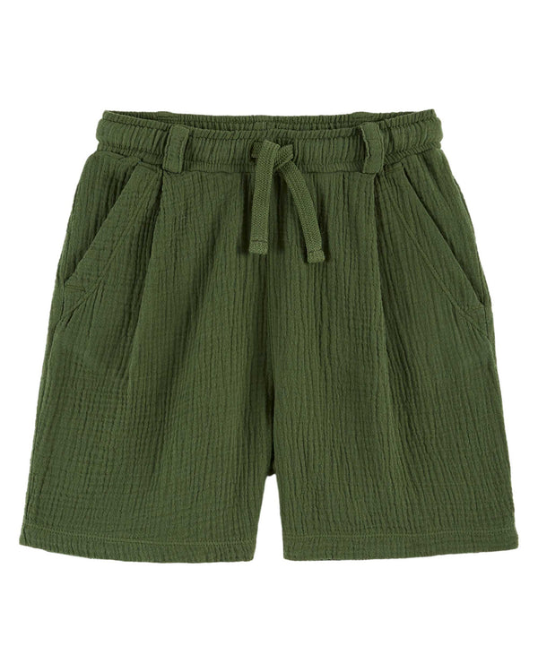 COTTON GAUZE SHORTS - BAOBAB