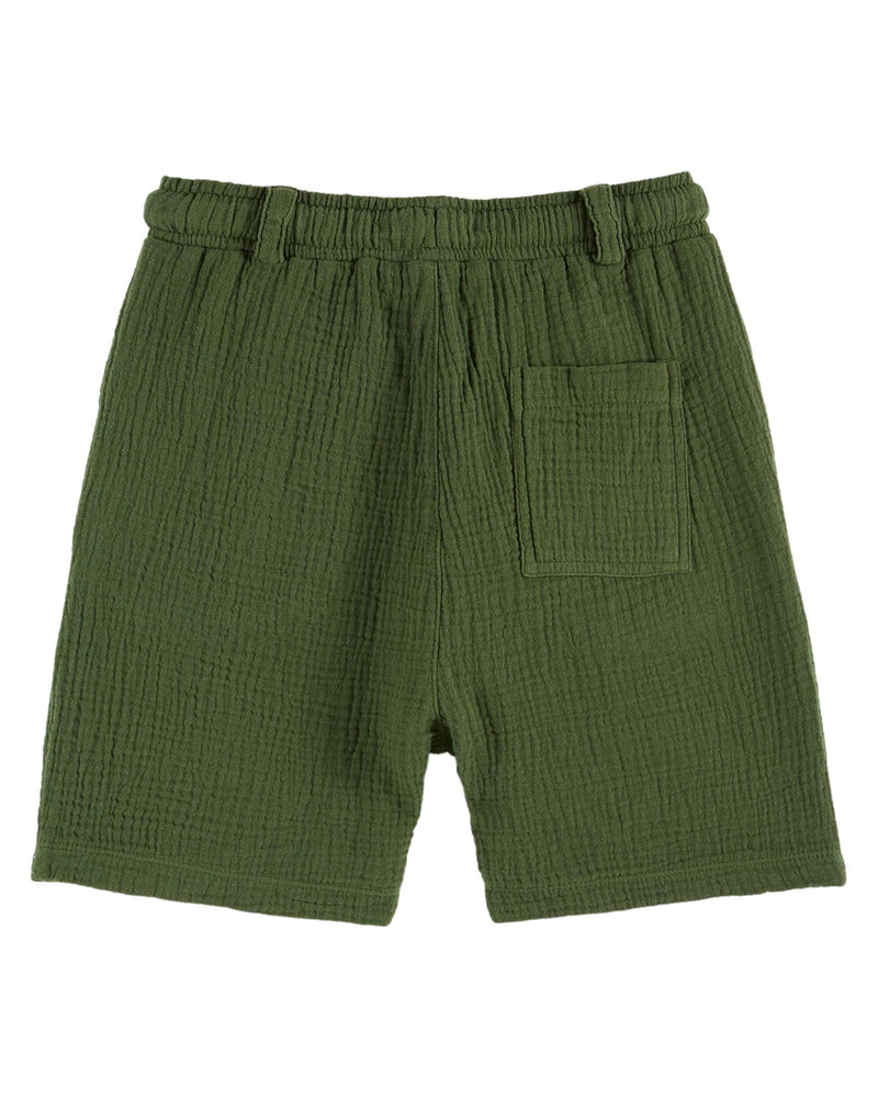 COTTON GAUZE SHORTS - BAOBAB