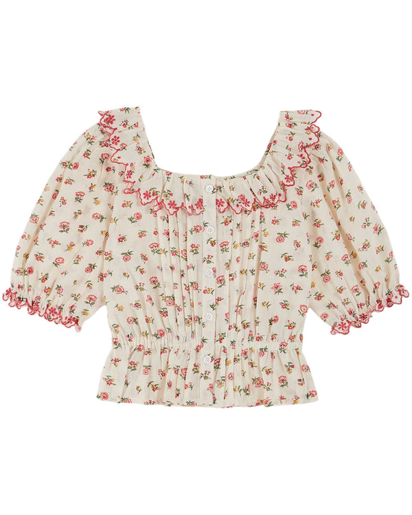 FLORESCO EMBROIDERED BLOUSE - FLORESCO