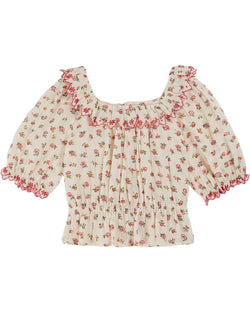 FLORESCO EMBROIDERED BLOUSE - FLORESCO