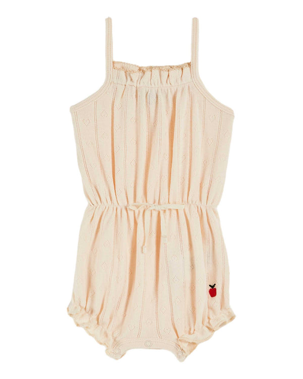 OPENWORK ROMPER - CREME