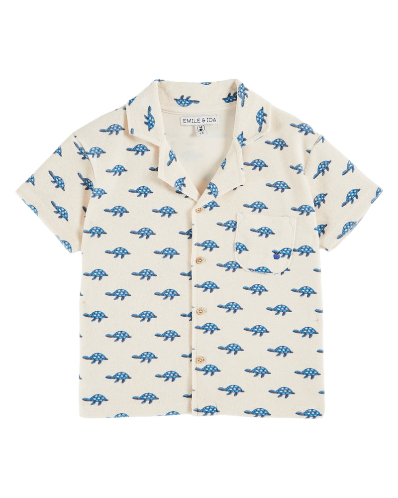 AB102 TERRY PRINTED SHIRT - TORTUE