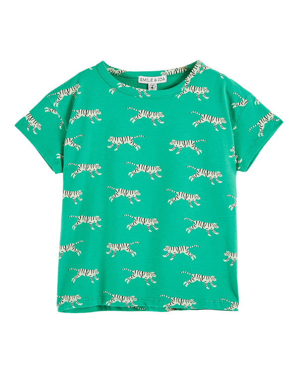 ALL OVER PRINTED TEE SHIRT - TIGRE GAZON