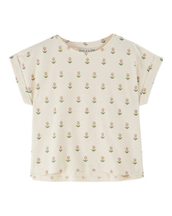 PRINTED TEE SHIRT - FLEURS DOUCE