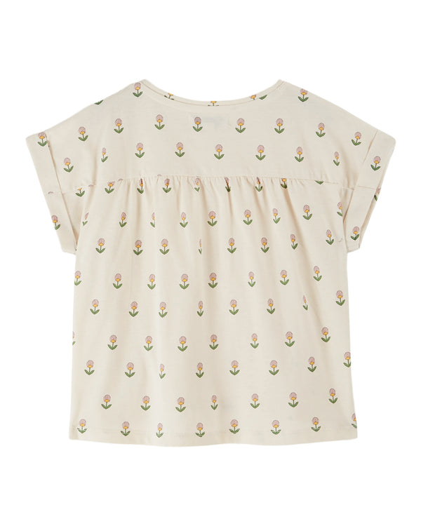 PRINTED TEE SHIRT - FLEURS DOUCE