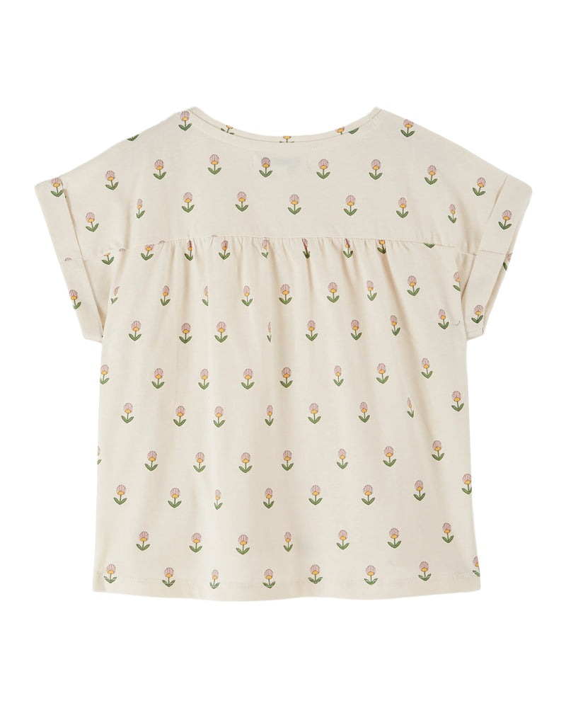 PRINTED TEE SHIRT - FLEURS DOUCE