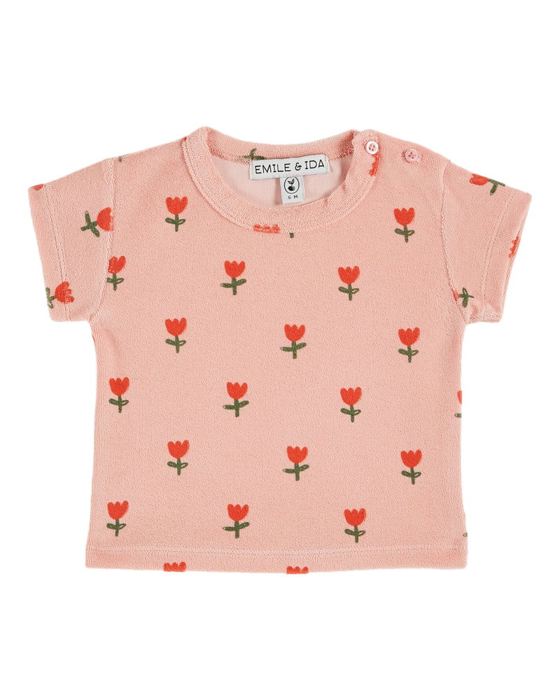 TERRY TEE SHIRT - GRANDE TULIPE BLOS