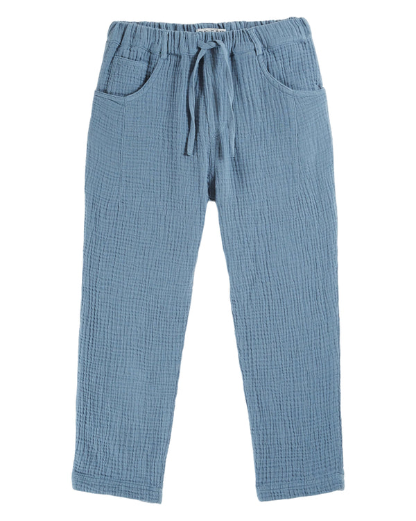 COTTON GAUZE TROUSERS - VAGUE