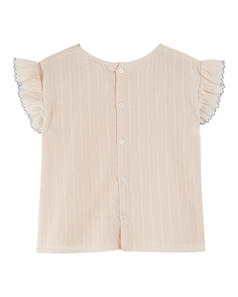 HAND EMBROIDERED BLOUSE - PASTEL