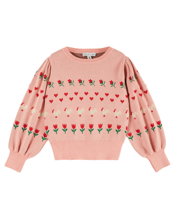 FLORAL PULLOVER - BLOSSOM