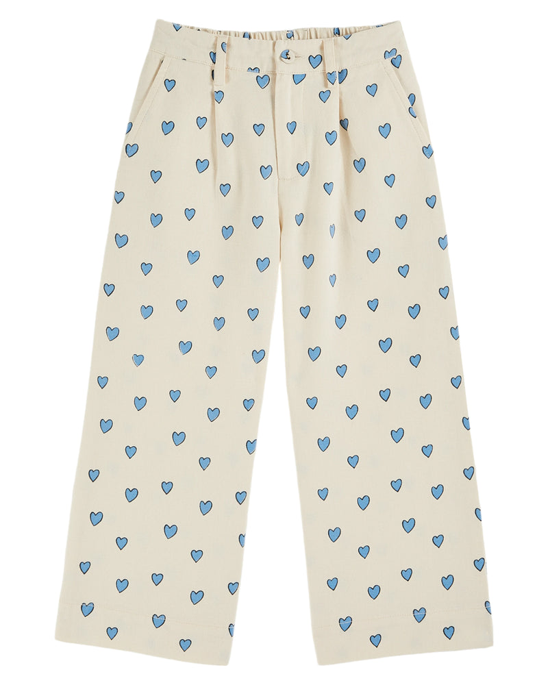 HEART WIDE TROUSERS - AMOUR