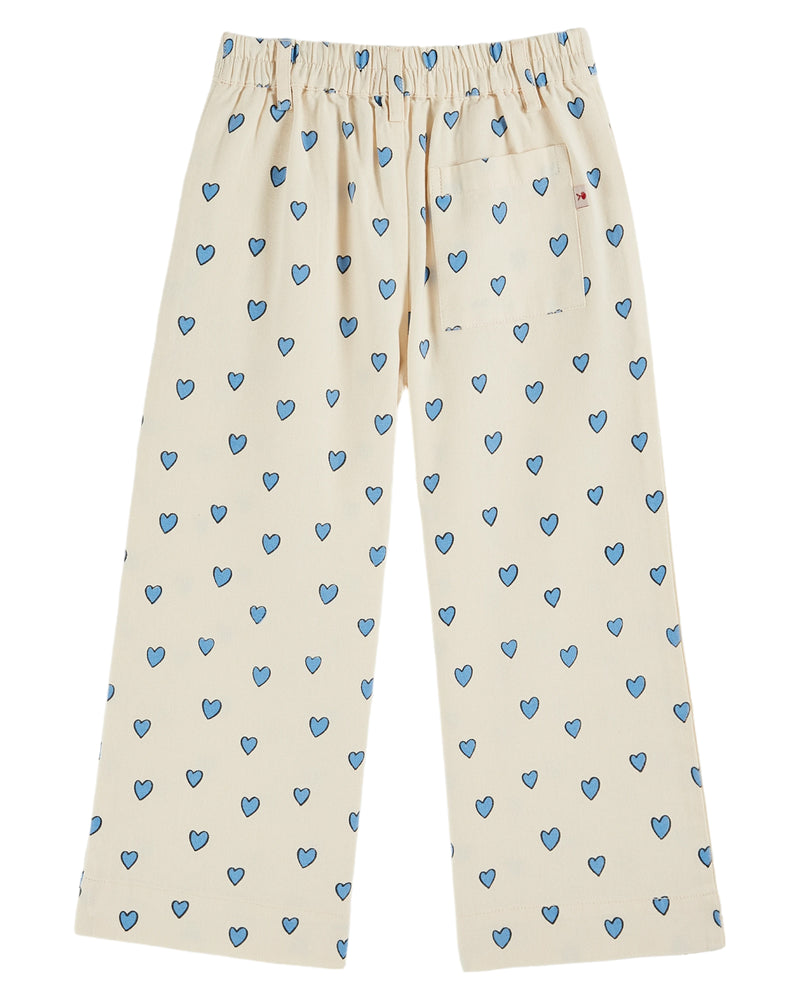 HEART WIDE TROUSERS - AMOUR