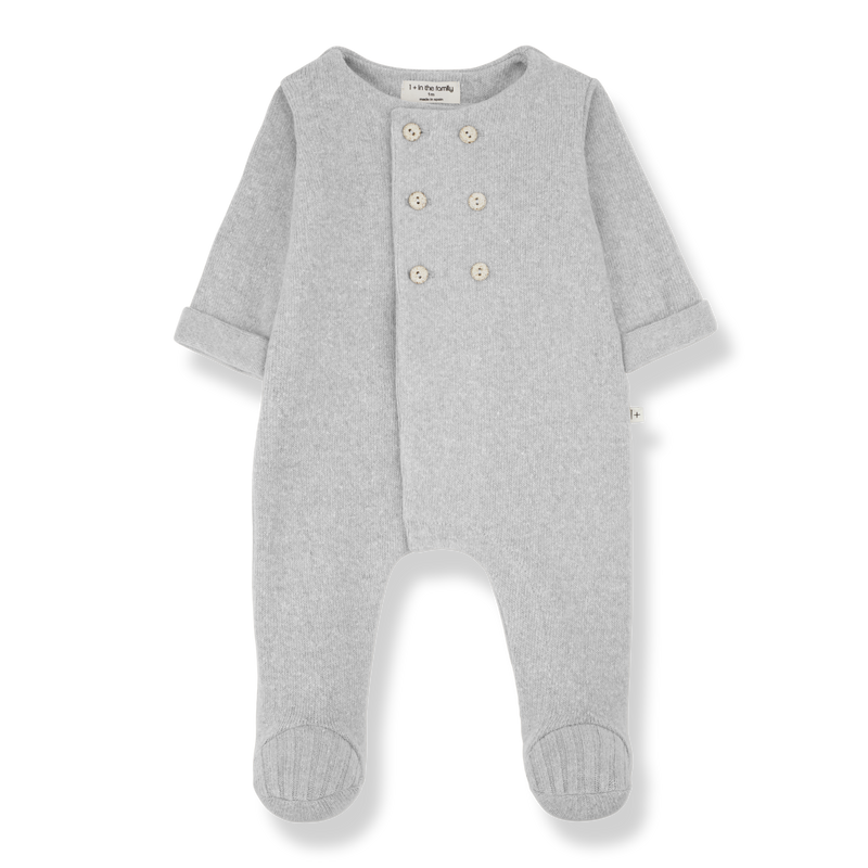 ABEL jumpsuit w/feet - perla