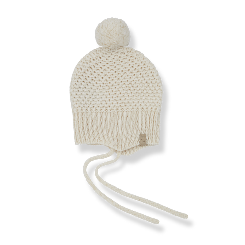 ADA-nb beanie - ecru