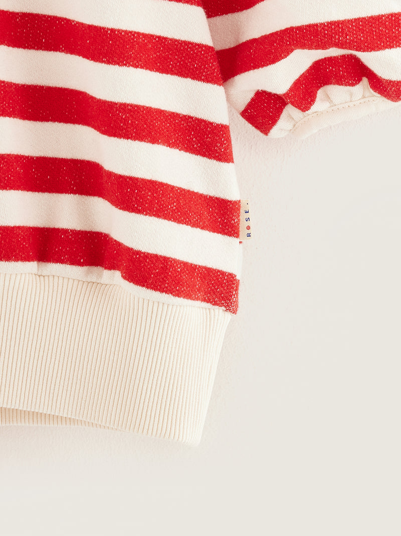 AGOV T1761S SWEATSHIRT - STRIPE A