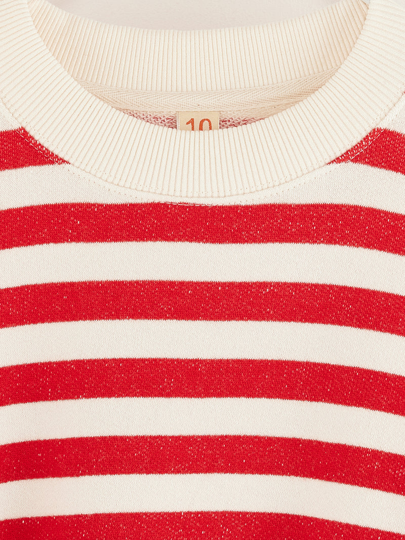 AGOV T1761S SWEATSHIRT - STRIPE A